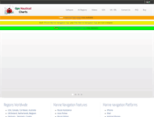 Tablet Screenshot of gpsnauticalcharts.com